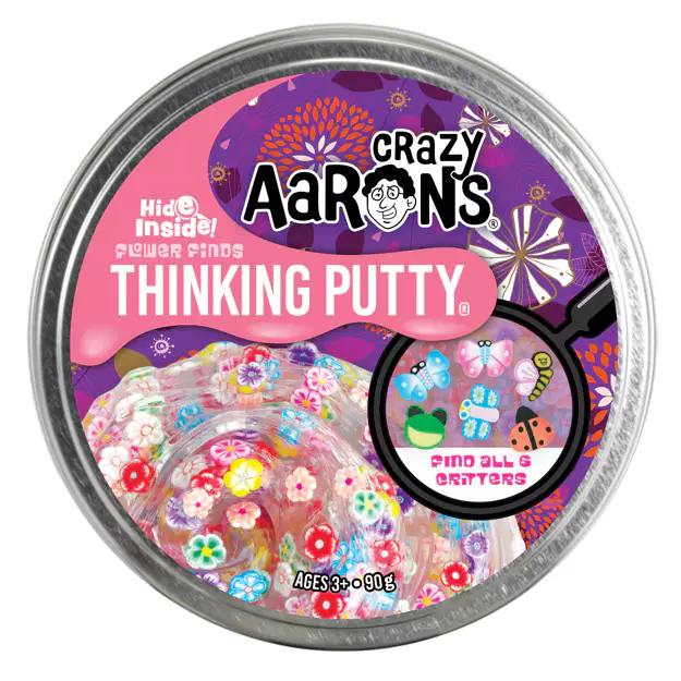 Hide Inside Flower Finds - Thinking Putty, side angle