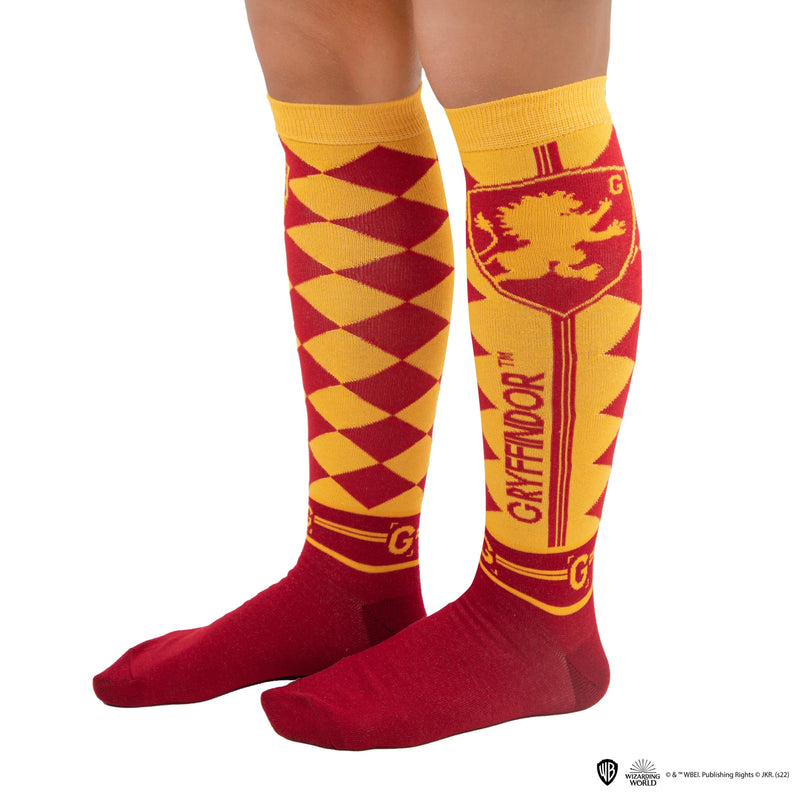 Harry Potter Gryffindor High Socks 3-Pack, close-up detail