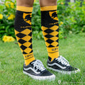 Harry Potter Hufflepuff High Socks 3-Pack, alternate view