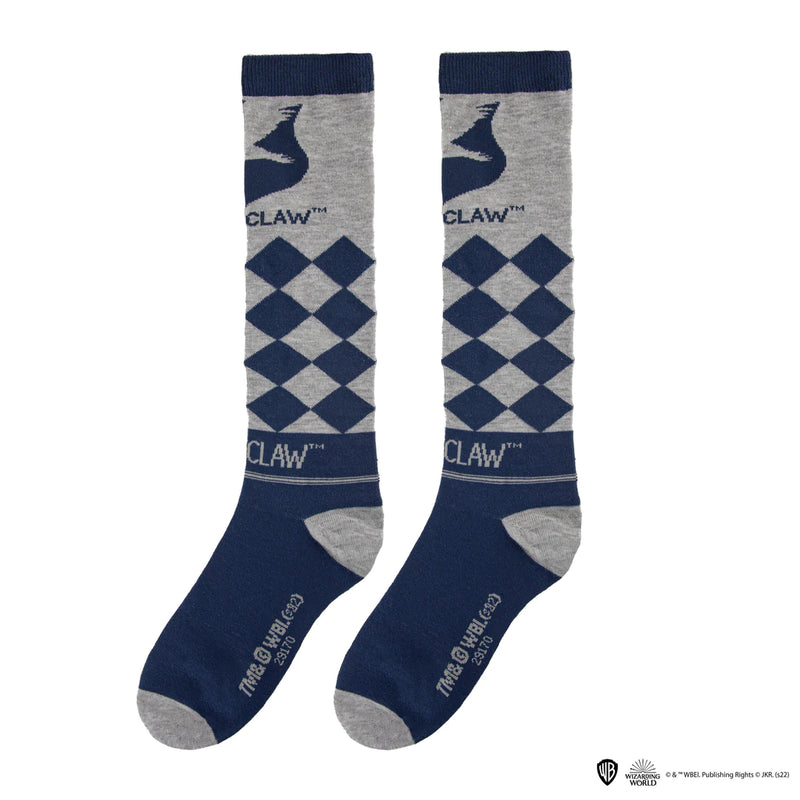 Harry Potter Ravenclaw High Socks 3-Pack, side angle