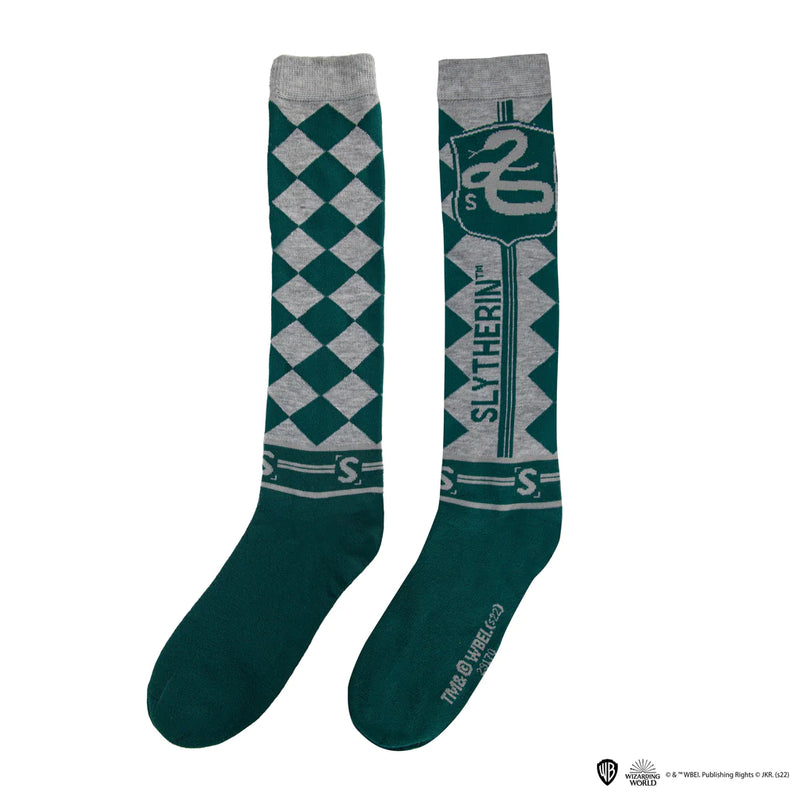 Harry Potter Slytherin High Socks 3-Pack, close-up detail