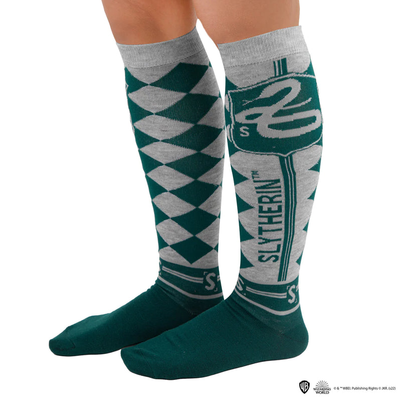 Harry Potter Slytherin High Socks 3-Pack, in display