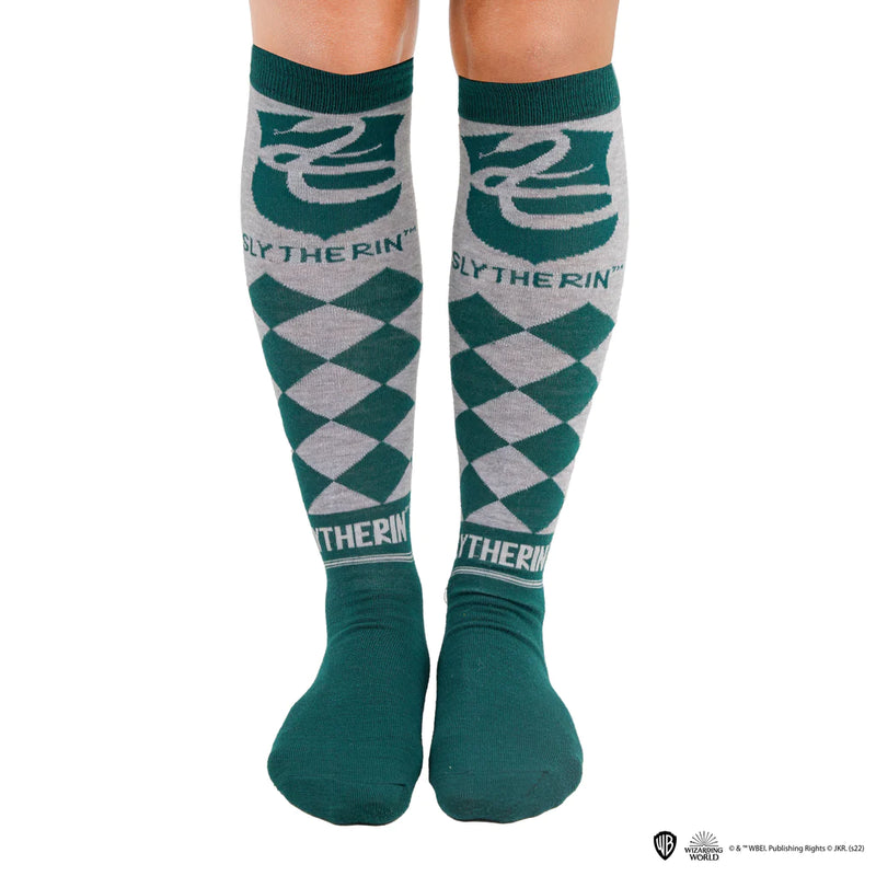 Harry Potter Slytherin High Socks 3-Pack, packaging shot