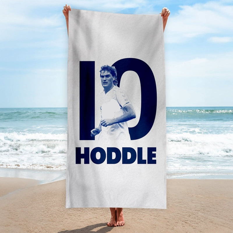 Totts Hoddle 10 - Beach Towel - 150cm x 75cm collectible from https://britishmade.gifts/