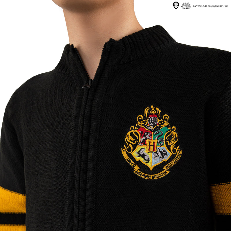 Harry Potter Hogwarts Zip-Up Cardigan, side angle