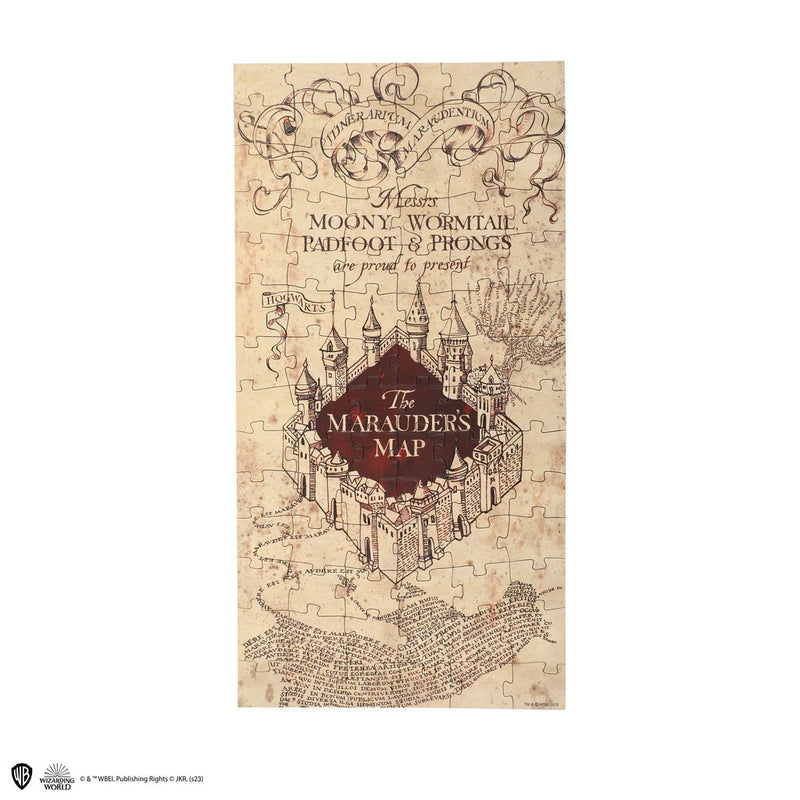 Harry Potter Marauder's Map Jigsaw Puzzle, side angle
