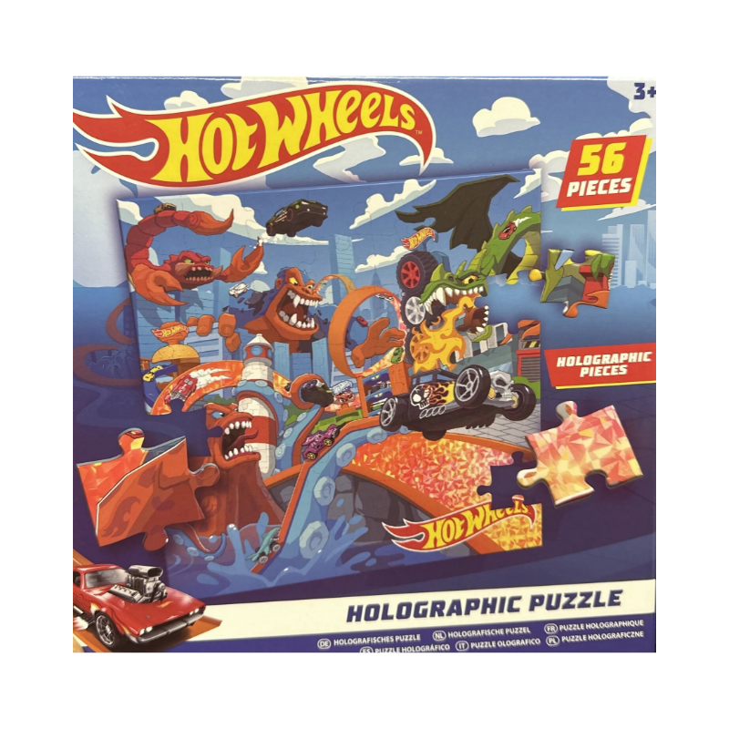 Hot Wheels Holographic Puzzle collectible from PoundFun