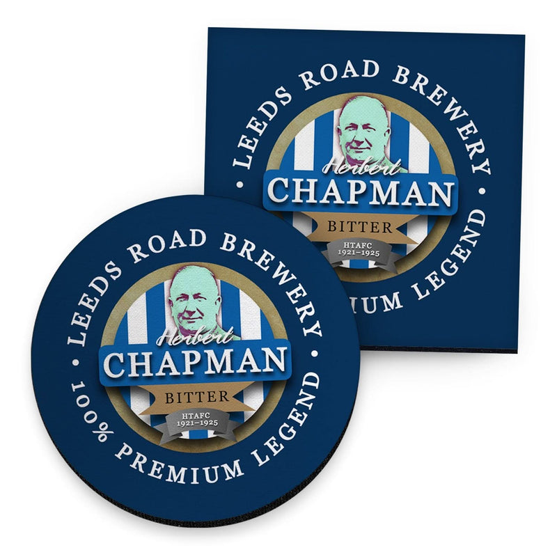 Huddersfield Chapman - Football Coaster - Square Or Circle collectible from https://britishmade.gifts/