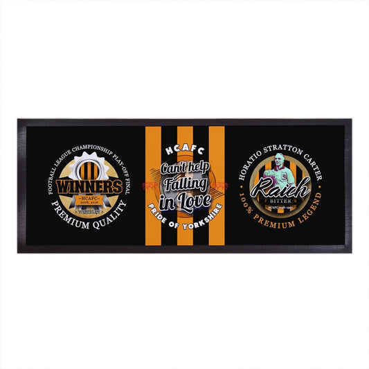 Hull - Football Legends - Bar Runner collectible from https://britishmade.gifts/