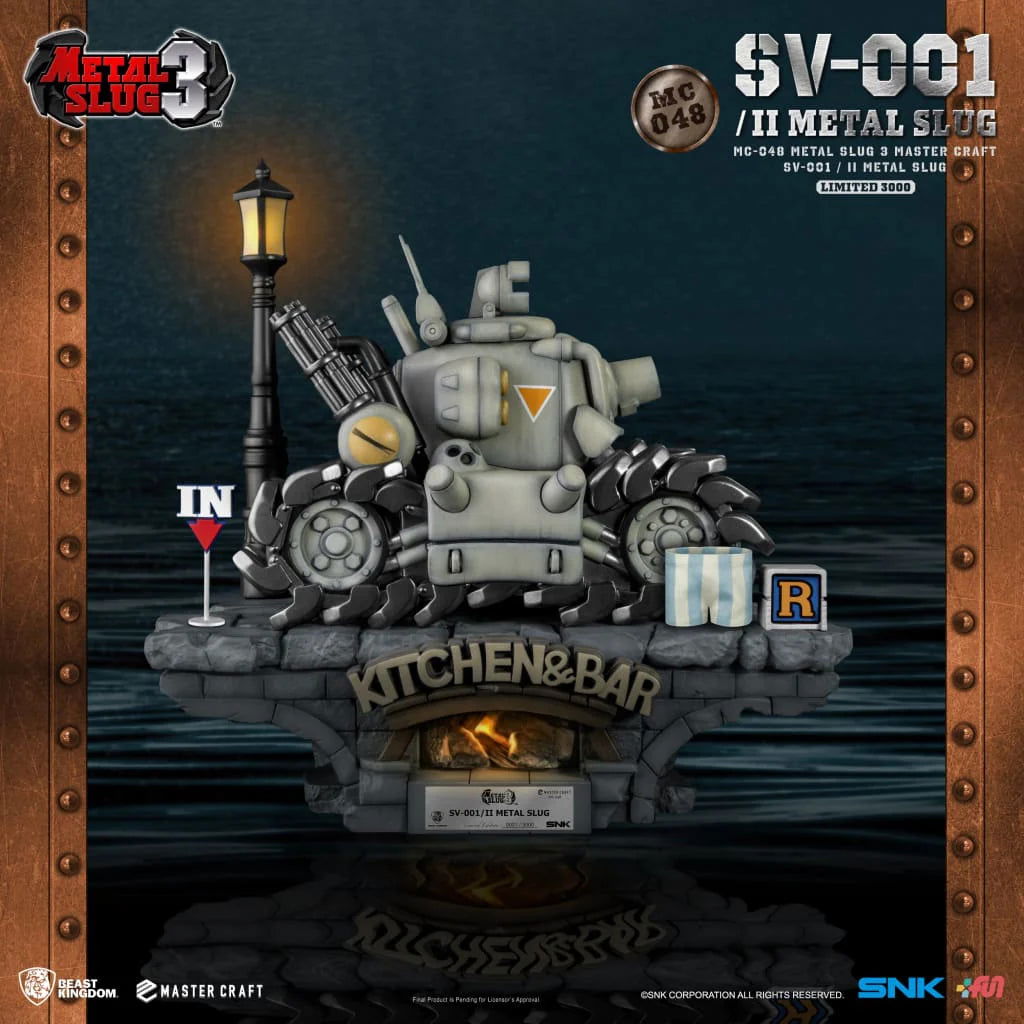 Beast Kingdom Metal Slug 3 Master Craft MC-048 SV-001/II Metal Slug Limited Edition Statue - Infinity Collectables  - #tag1#