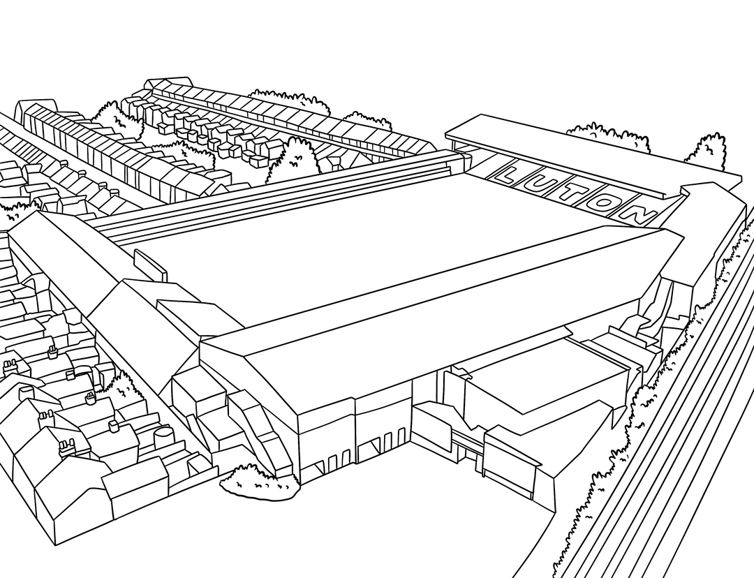 Luton Colouring Book (A4)