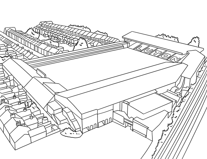 Luton Colouring Book (A4)