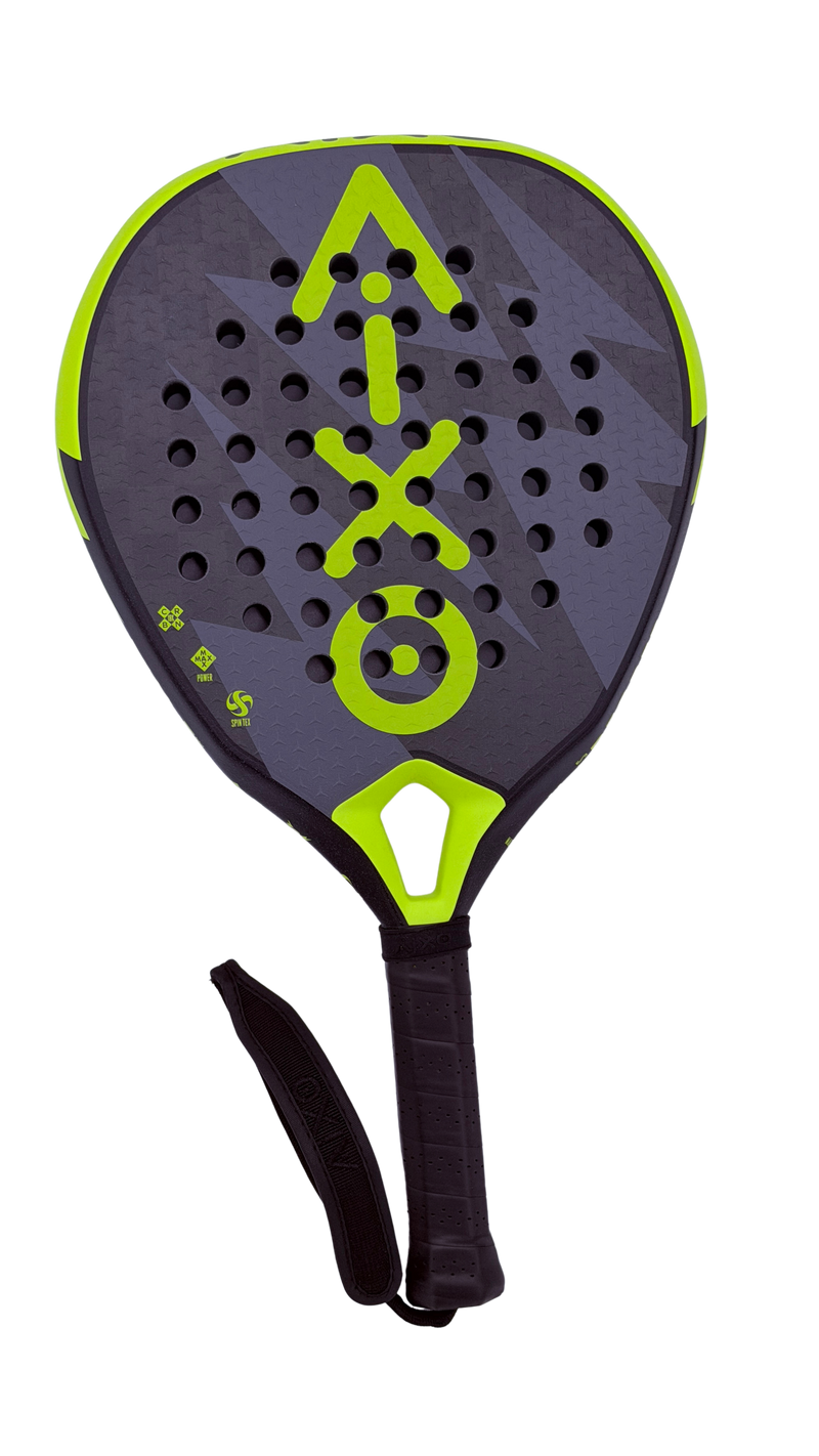 Aixo Insane Bolt Padel Racket 18k Carbon RL-B12, in display
