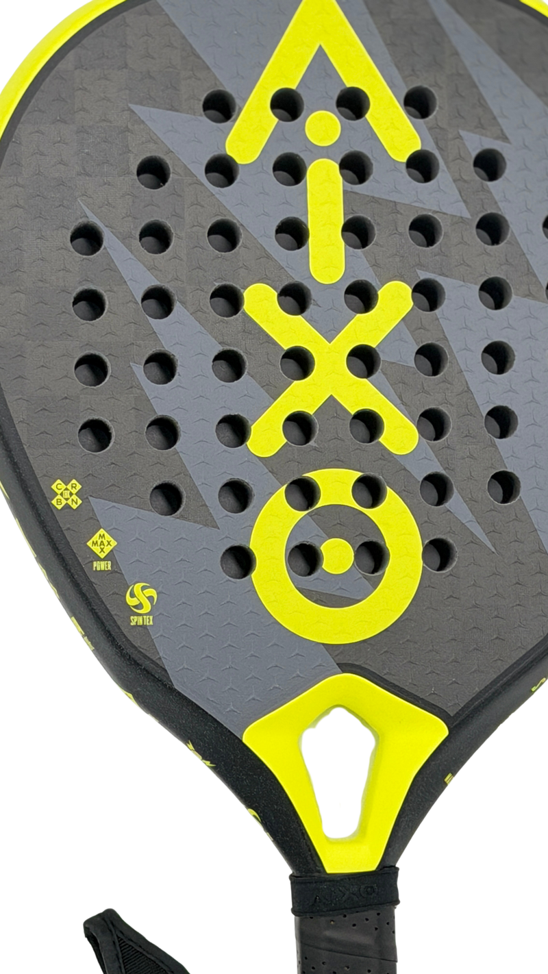 Aixo Insane Bolt Padel Racket 18k Carbon RL-B12, size reference
