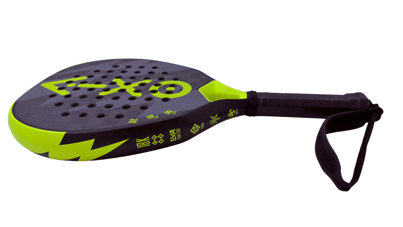 Aixo Insane Bolt Padel Racket 18k Carbon RL-B12, close-up detail