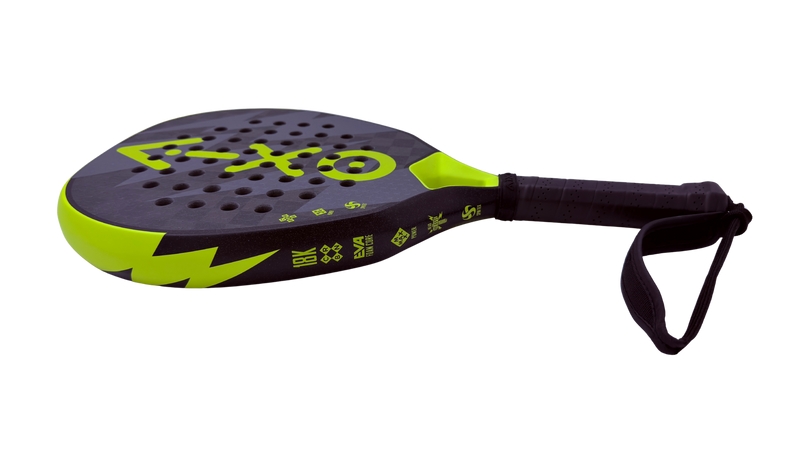 Aixo Insane Bolt Padel Racket 18k Carbon RL-B12, side angle