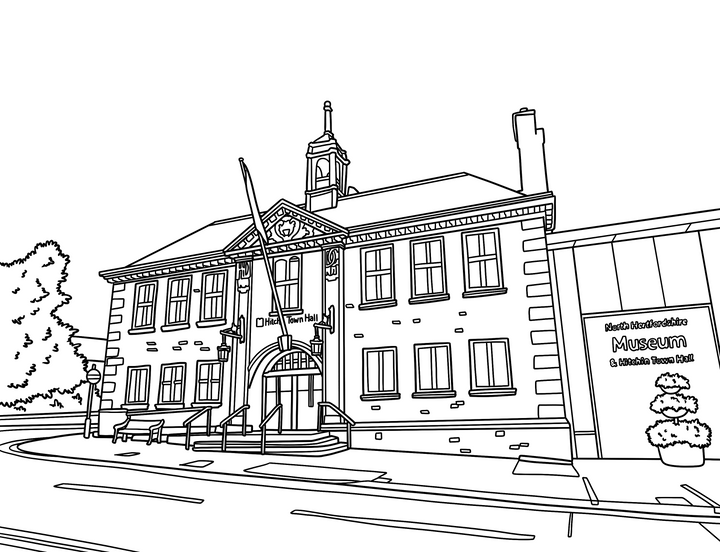 Hitchin Colouring Book (A4)