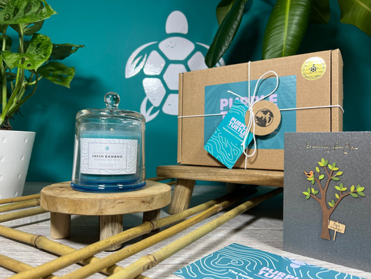 Soy Wax Bamboo Candle Gift Set