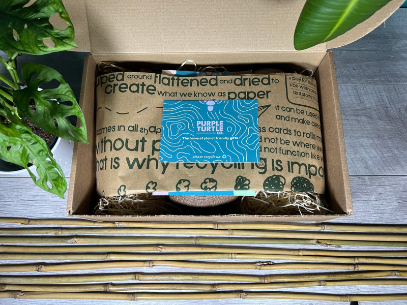 Coconut Bowl Vegan Gift Set, side angle