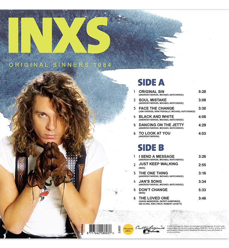 INXS – Original Sinners 1984 (12-Inch Album on 180g Vinyl), side angle