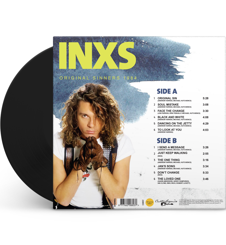 INXS – Original Sinners 1984 (12-Inch Album on 180g Vinyl), close-up detail