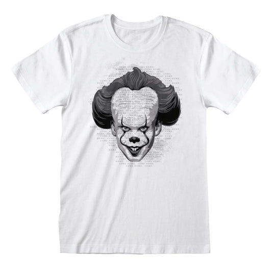 IT Chapter 2 Pennywise Black and White Face T-Shirt collectible from Heroes Inc Dropship