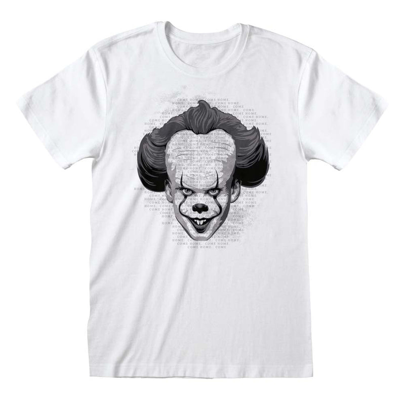 IT Chapter 2 Pennywise Black and White Face T-Shirt collectible from Heroes Inc Dropship