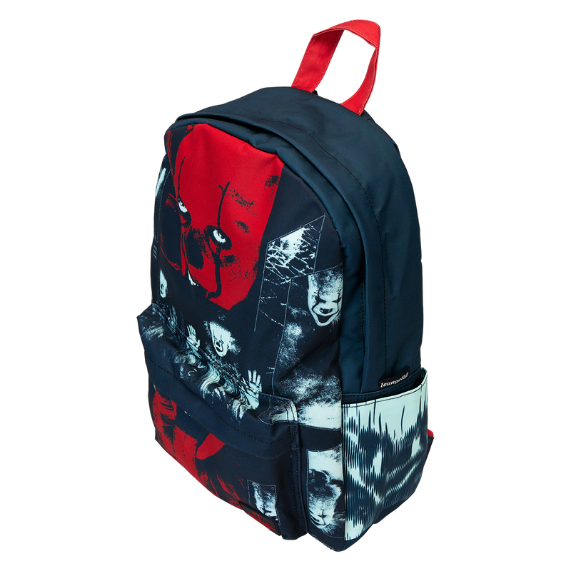 Loungefly - IT Pennywise I Heart Horror Glow Full-Size Backpack back view