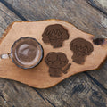 Harry Potter 12 Character Chocolate and Ice Cube Silicone Mould, rear view