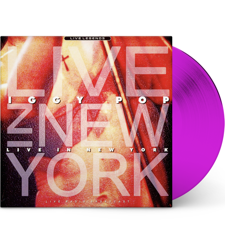 Iggy Pop – Live in New York, 1986 (12-Inch Album on 180g Translucent Purple Vinyl) collectible from Coda Records