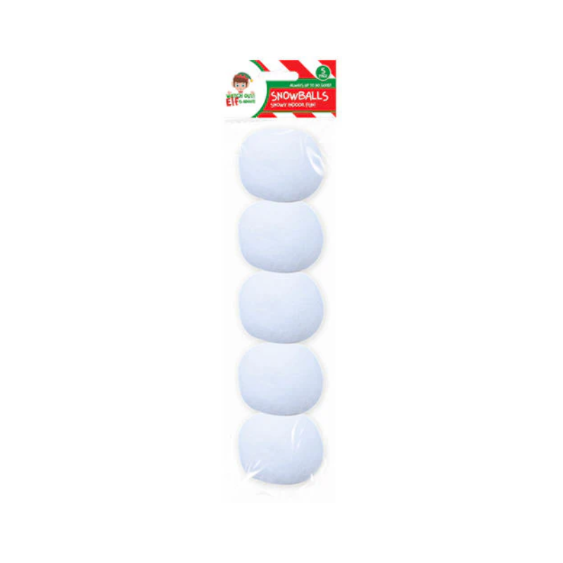 Indoor Snowballs 5 Pack collectible from PoundFun