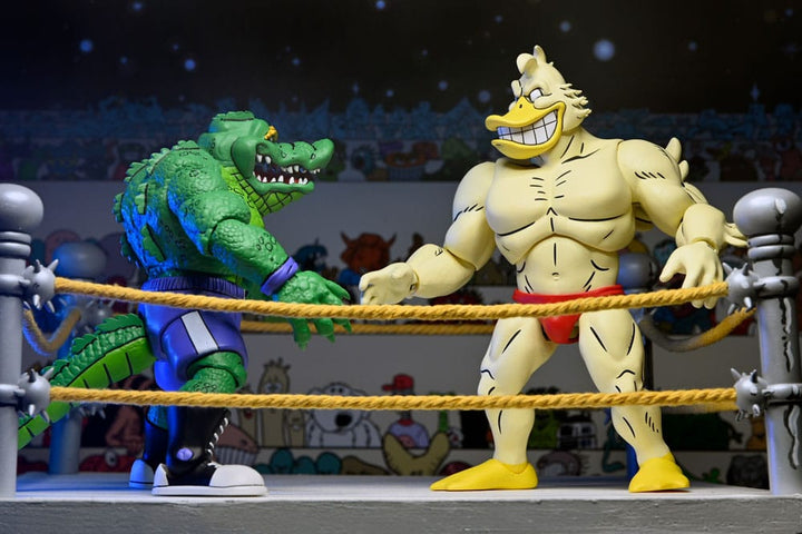 Teenage Mutant Ninja Turtles (Archie Comics): Stump Wrestling Ace Duck Action Figure (Pre-Order January 2026)