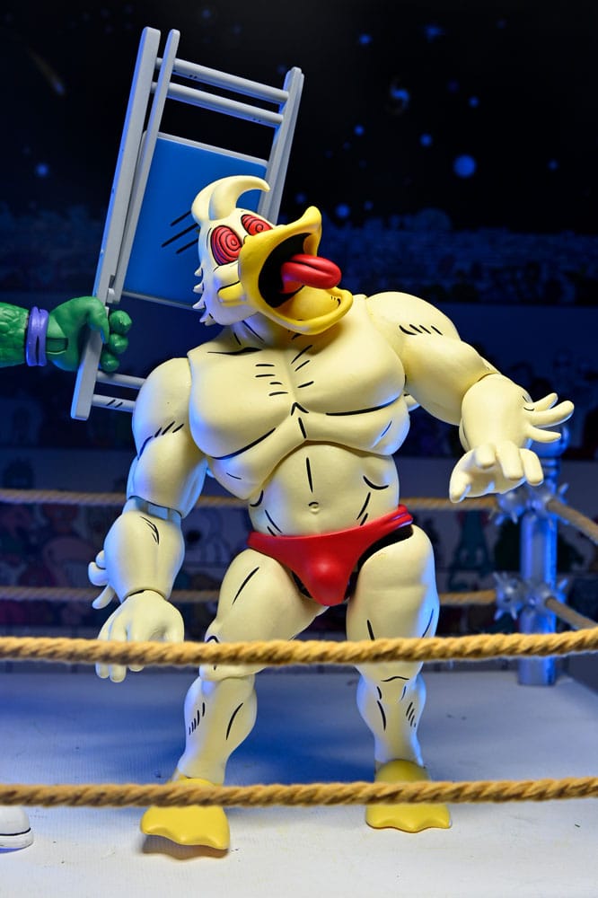 Teenage Mutant Ninja Turtles (Archie Comics): Stump Wrestling Ace Duck Action Figure (Pre-Order January 2026), alternate view