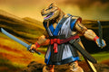 Teenage Mutant Ninja Turtles (Mirage Comics): Chote Action Figure (Pre-Order January 2026), in display