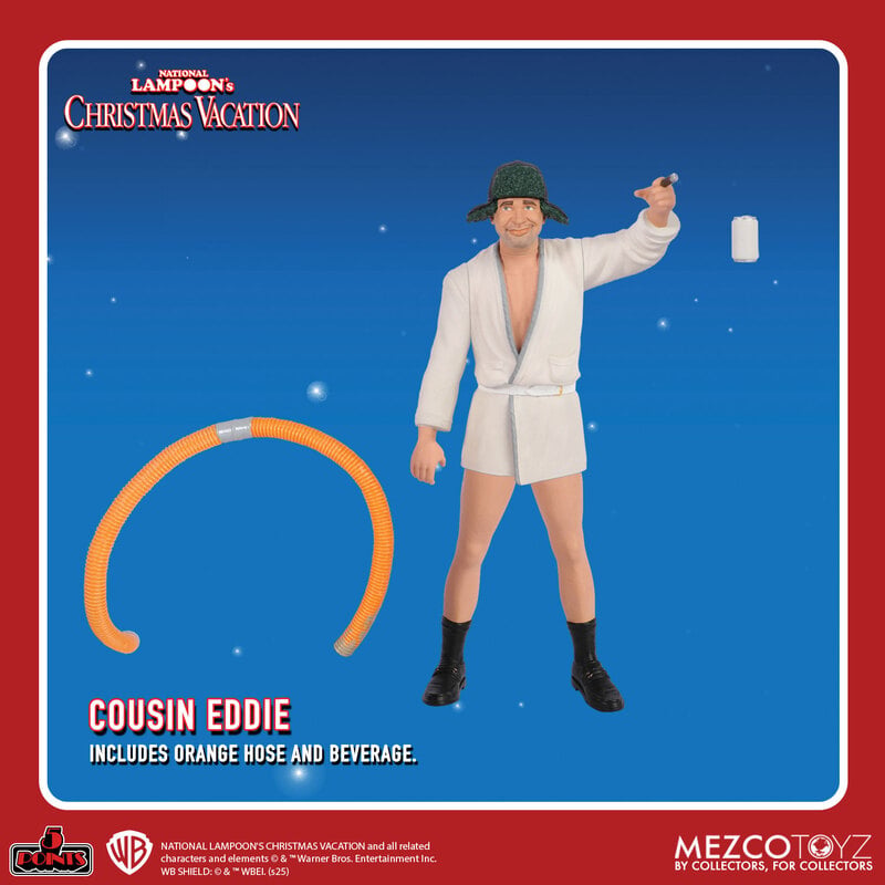 National Lampoon's Christmas Vacation Set: 5 Points Figures Assortment (Suit Clark and Eddie), alternate view