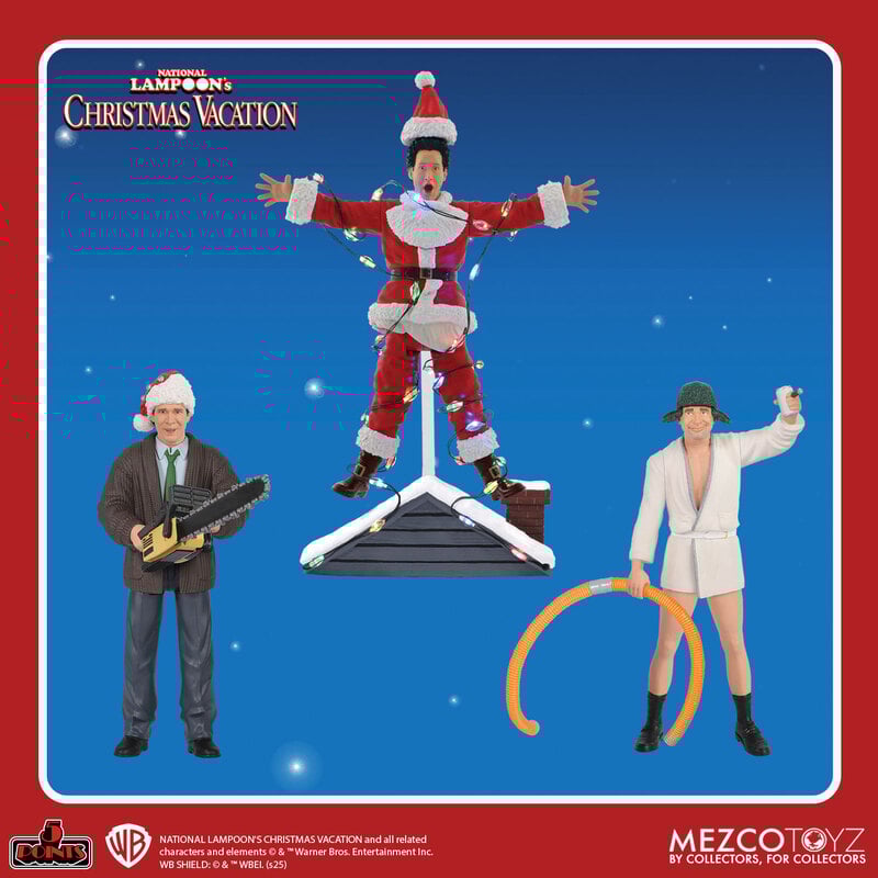 National Lampoon's Christmas Vacation Set: 5 Points FigurecAssortment ("Suit" Clark and Eddie) (Pre-Order Febuary 2025)