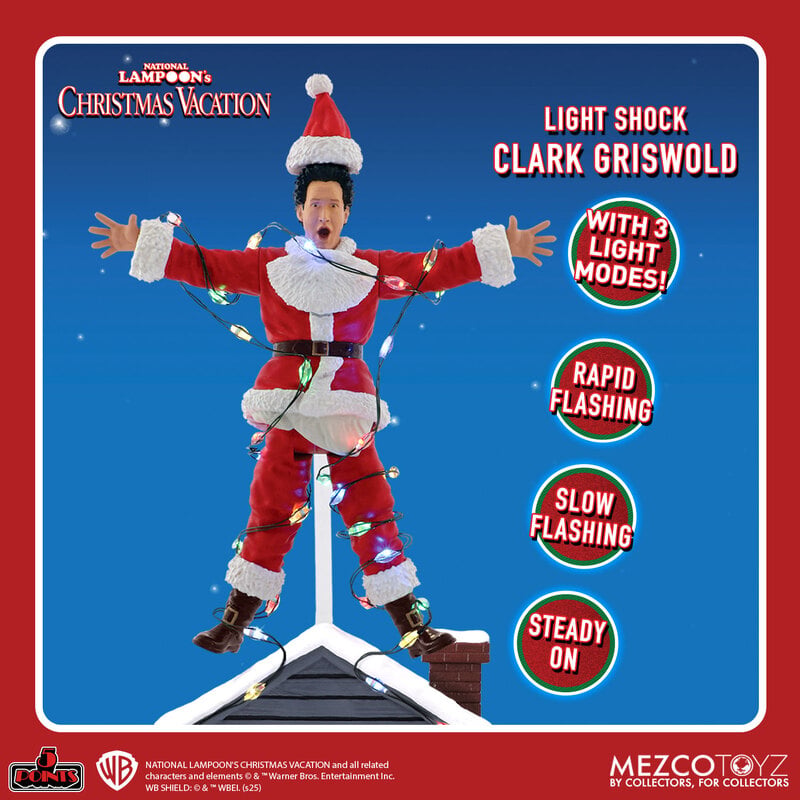 National Lampoon's Christmas Vacation: Light-Shock Clark Figure, alternate view