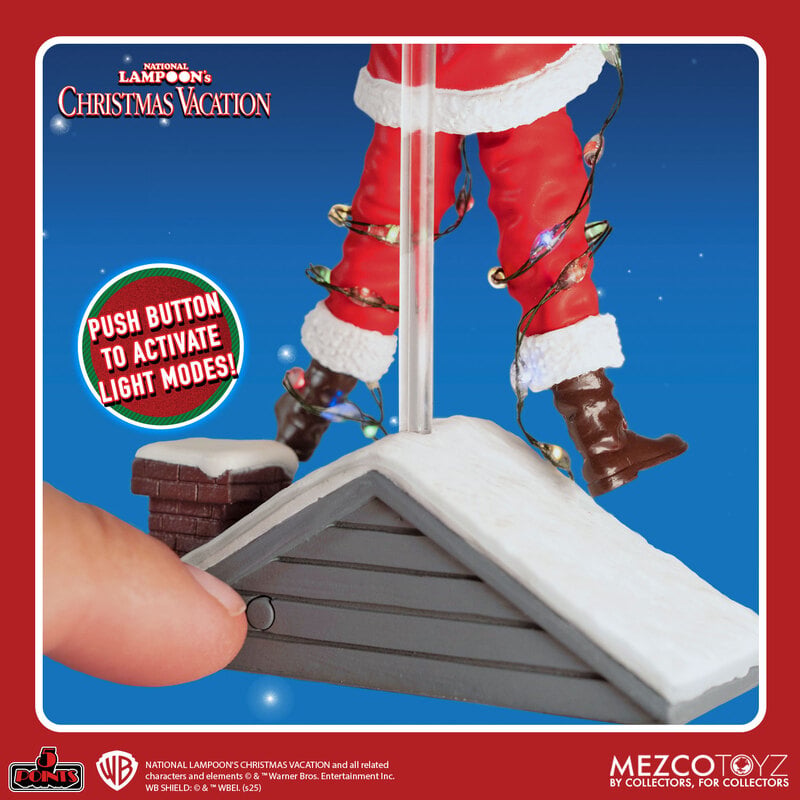 National Lampoon's Christmas Vacation: Light-Shock Clark Figure, close-up detail