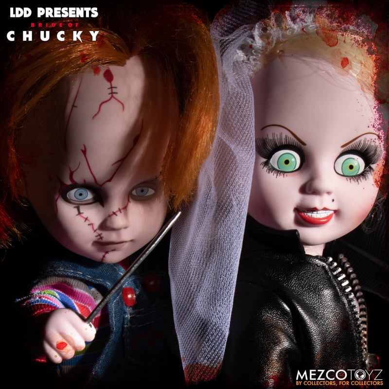 Living Dead Dolls: Chucky and Tiffany Boxed Set, packaging shot