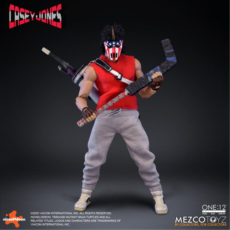 TMNT: Casey Jones One: 12 Collective Teenage Mutant Ninja Turtles Action Figure (Pre-Order March 2026)