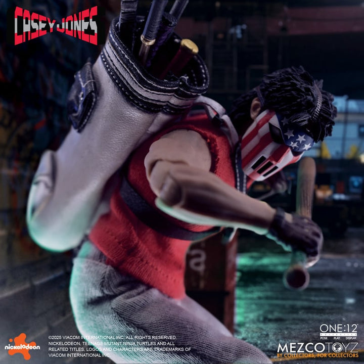 TMNT: Casey Jones One: 12 Collective Teenage Mutant Ninja Turtles Action Figure (Pre-Order March 2026)