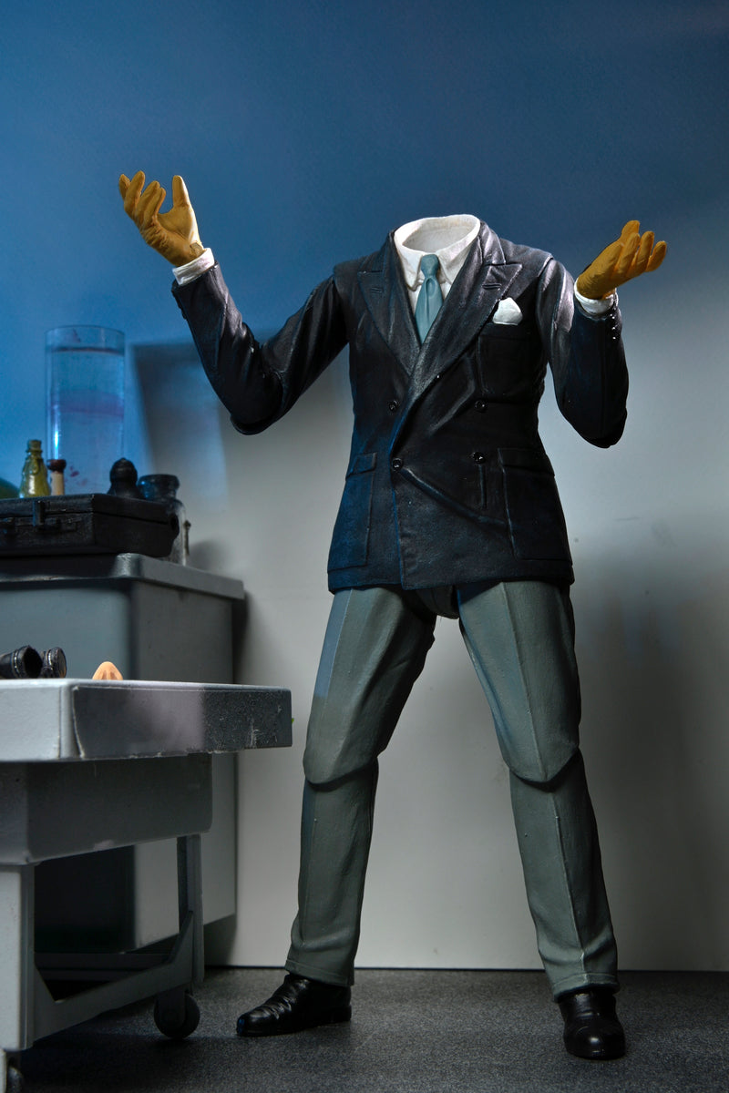 Universal Monsters The Invisible Man Ultimate 7" Scale Action Figure packaging view