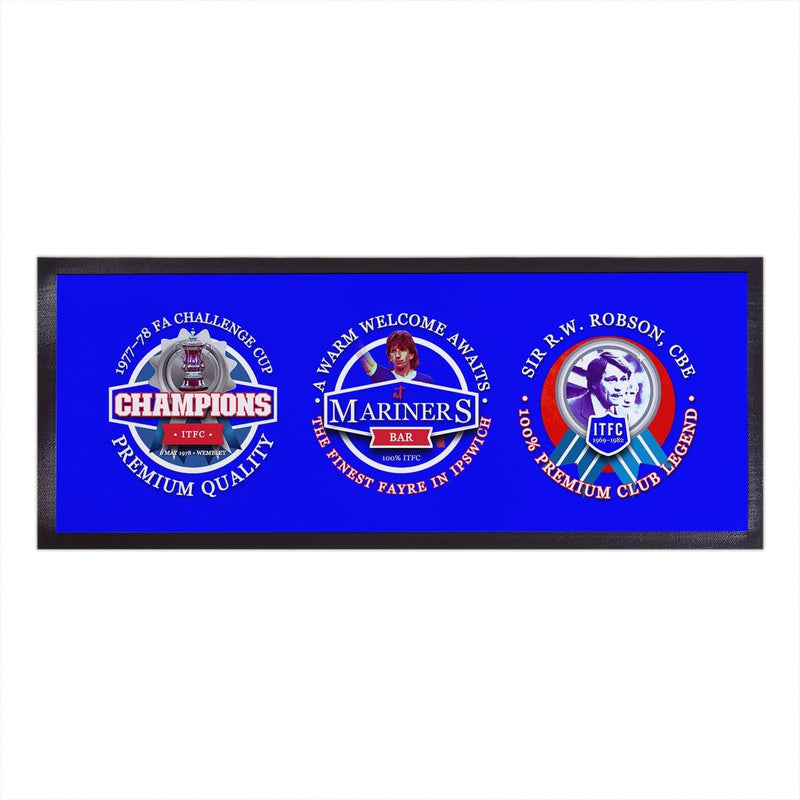 Ipswich - Football Legends - Bar Runner collectible from https://britishmade.gifts/