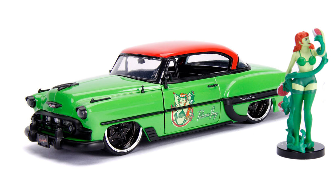 Jada Toys 1:24 Scale DCBS 1953 Chevy Bel Air Hard Top With Poison Ivy Figure