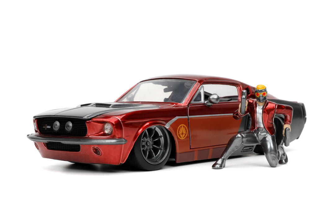 Jada Toys 1:24 Scale Hollywood Rides 1967 Mustang With Star Lord Figure