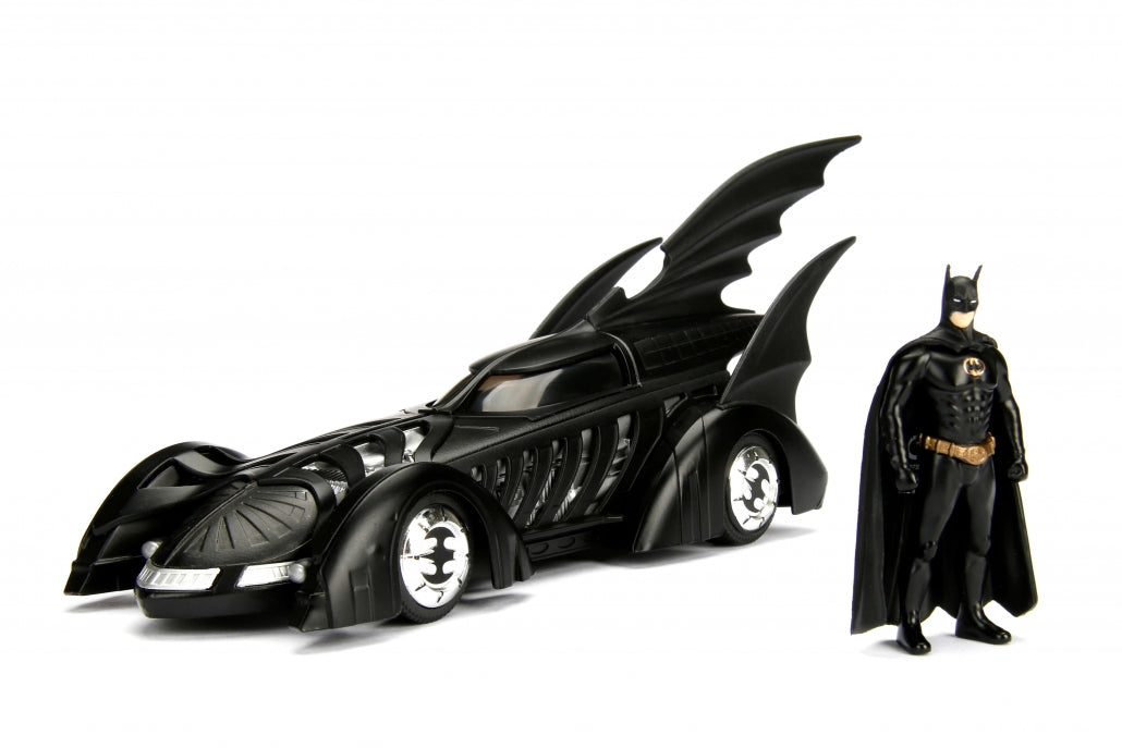 Jada Toys 1:24 Scale Batman Forever Batmobile with Batman Figure