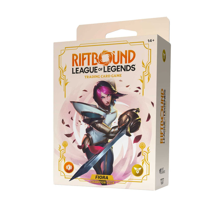Riftbound: League of Legends Trading Card Game - Spiritforged Champion Deck Fiora Display