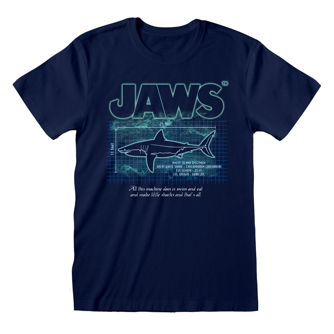 Jaws Great White Info T-Shirt