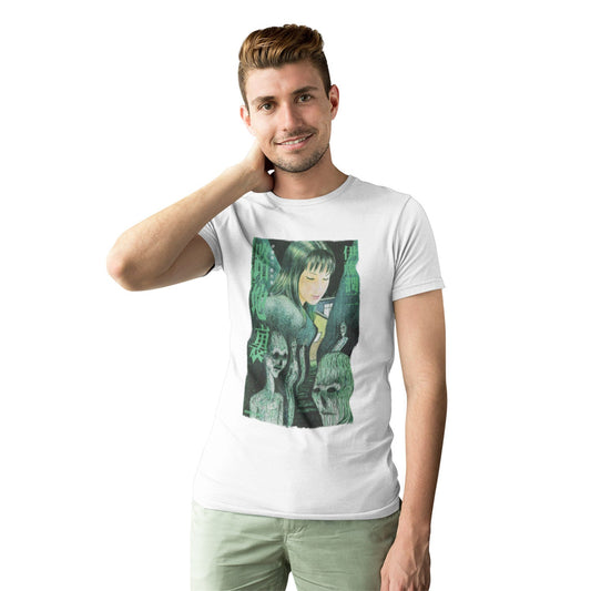 Junji-Ito Green Cover T-Shirt collectible from Heroes Inc Dropship
