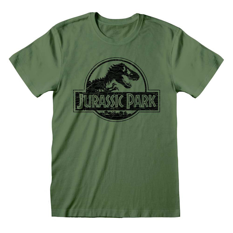 Jurassic Park Monochrome Logo T-Shirt collectible from Heroes Inc Dropship